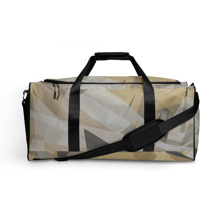 Fragmented Earth Tones Duffle Bag product image (1)