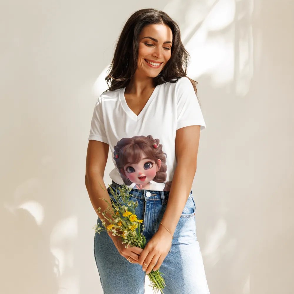 Bella+Canvas Women's Relaxed V-Neck T-Shirt product image (11)