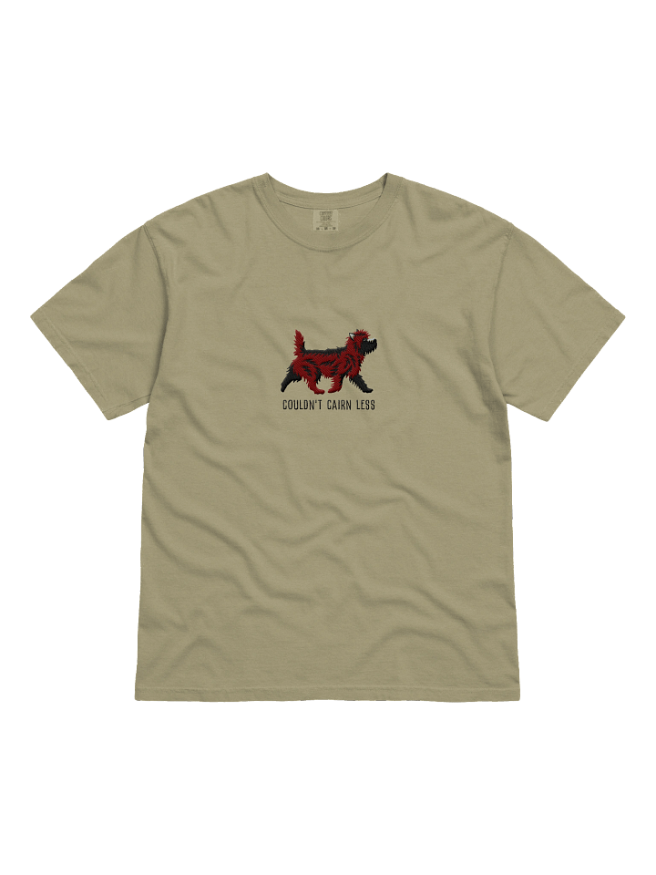 Couldn't Cairn Less T-Shirt(Embroidered) of a Cairn Terrier(Red Brindle) product image (6)