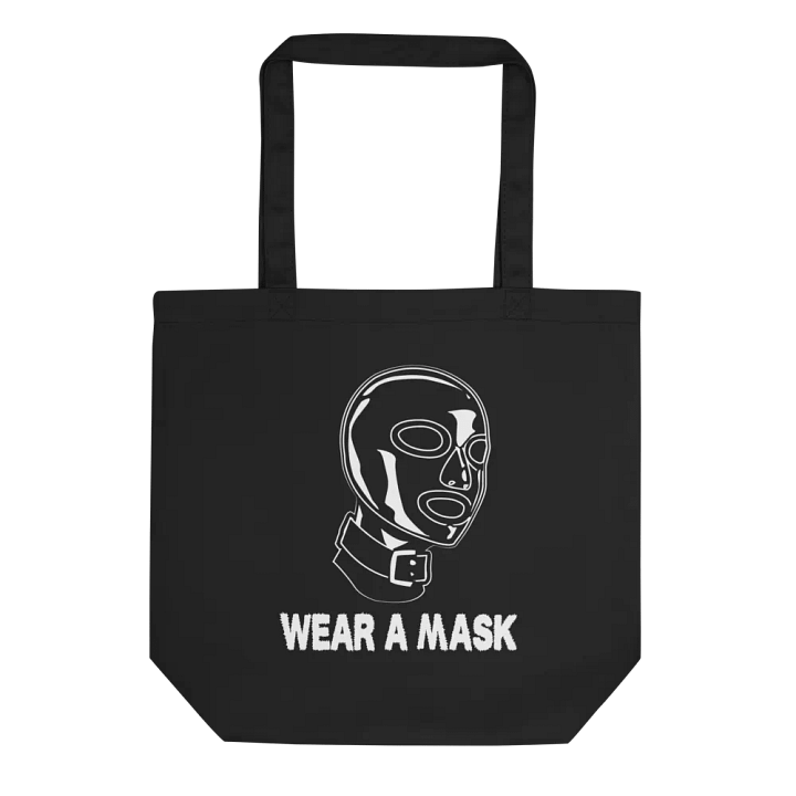 Wear a Mask Tote 😷 Black product image (1)