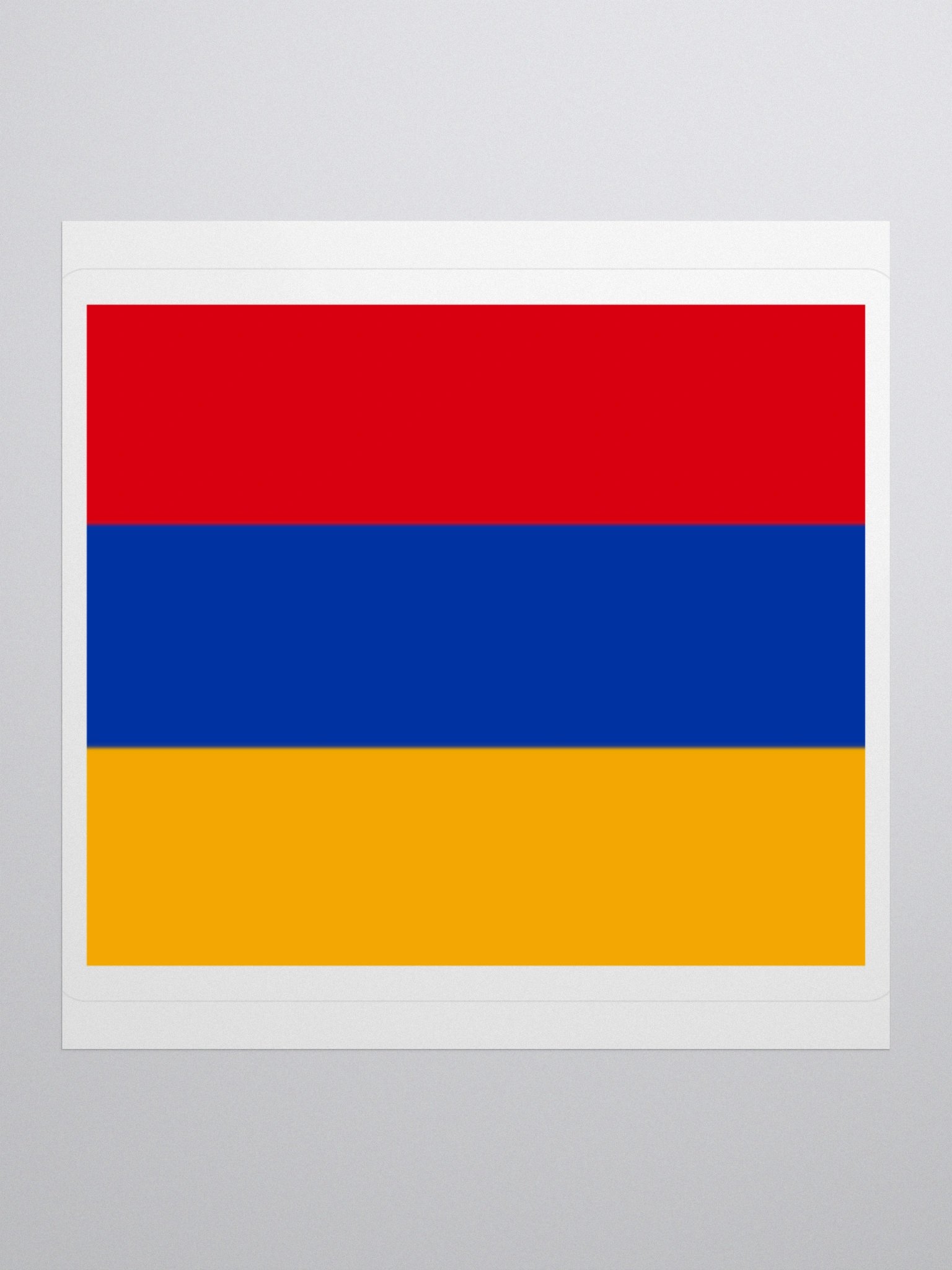 Exclusive Armenia Flag Kiss-Cut Stickers - High-Quality Vinyl, Multiple Sizes product image (2)