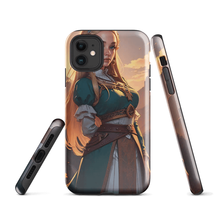 Princess Zelda iPhone Tough Case – Regal Warrior Design product image (1)