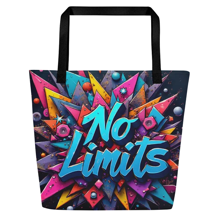 No Limits Graffiti Tote Bag product image (1)