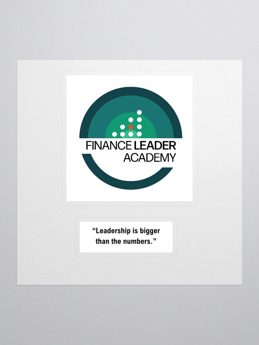 Finance Leader Academy Sticker product image (1)