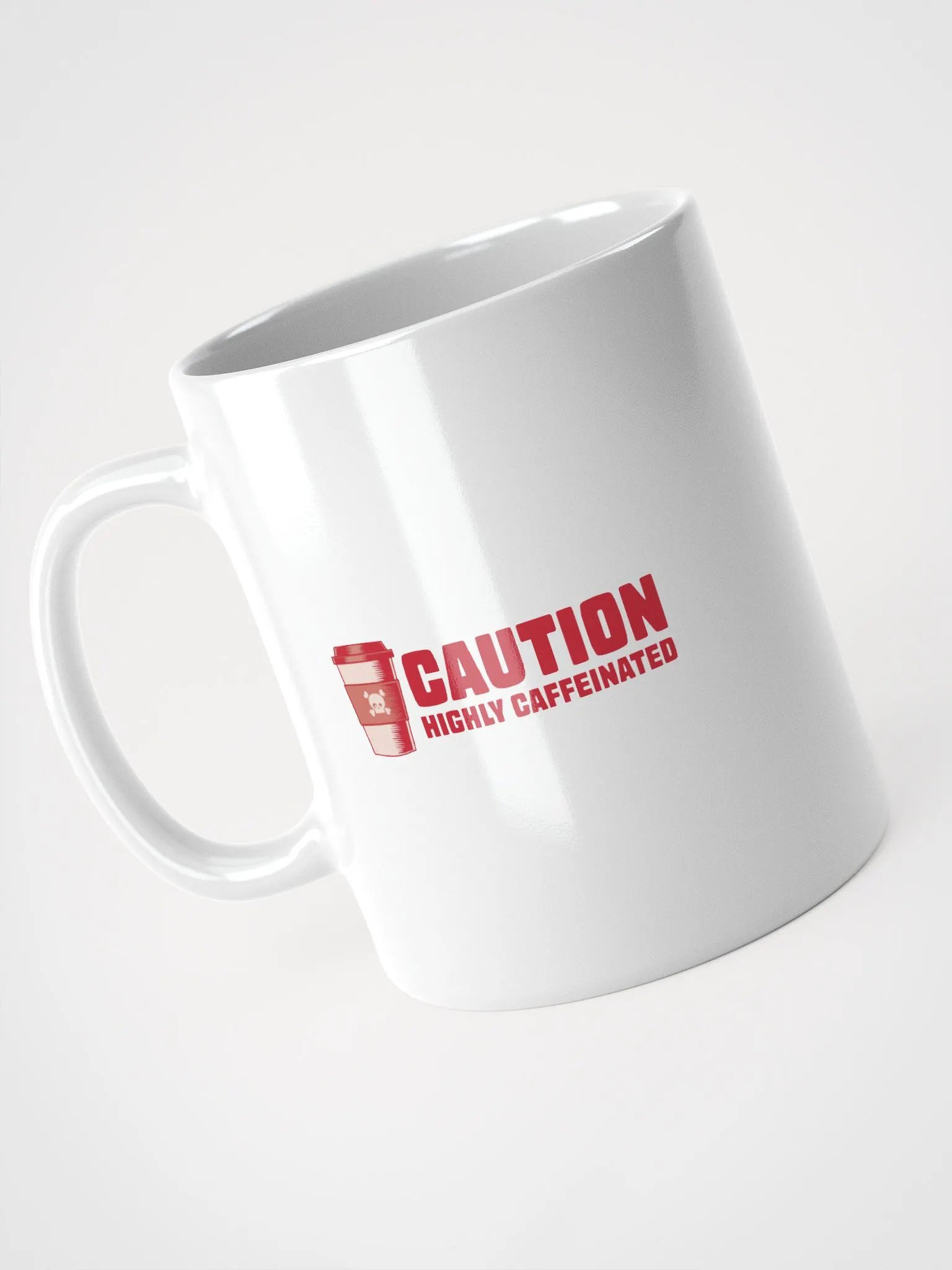 Funny Coffee Lover Mug - Caution: Highly Caffeinated product image (4)