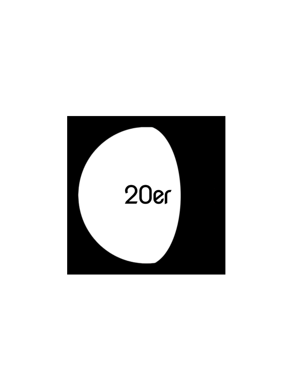 20er (Die-Cut Magnet) product image (3)