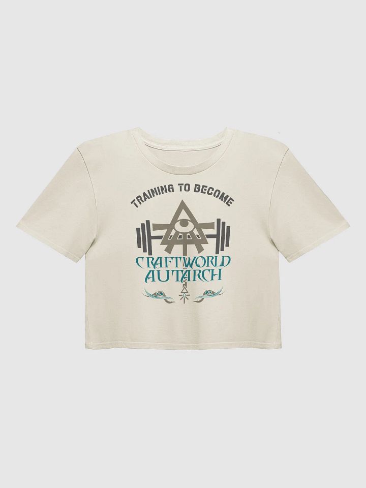 Training to Become Craftworld Autarch - Warhammer Aeldari Gym Croptop product image (1)