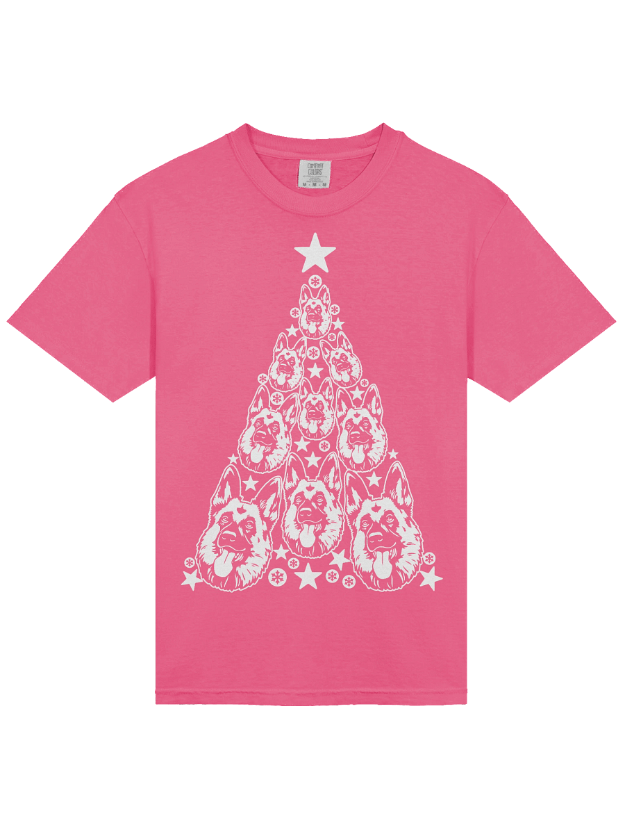 German Shepherd(2) Christmas Tree T-Shirt product image (43)