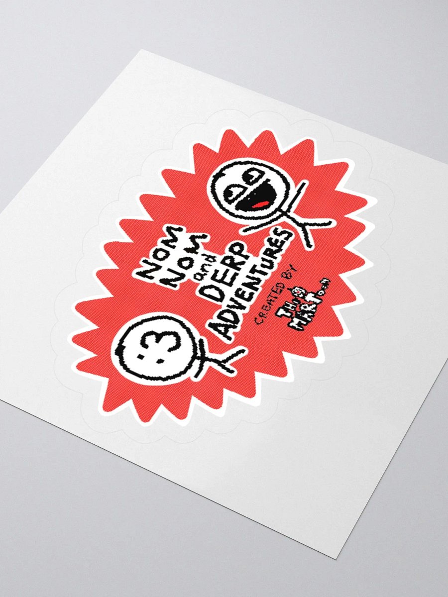 Nom Nom and Derp Adventures! (STICKER) product image (9)