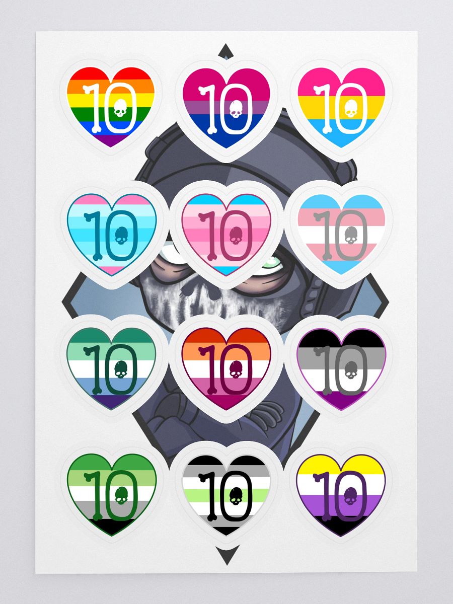 Pride Rule 10 - Sticker Sheet product image (3)