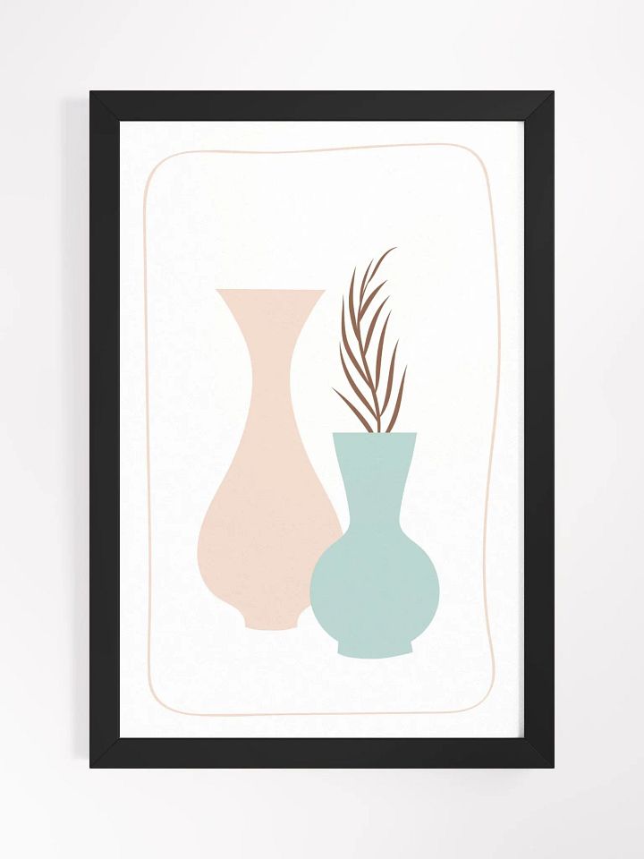 Minimalist Vases Framed Matte Poster product image (1)