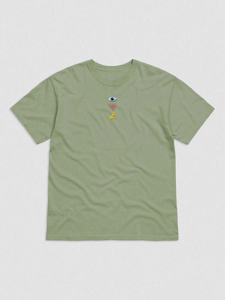 👁️ ❤️ 🫚 The Tee (Vertical) product image (1)