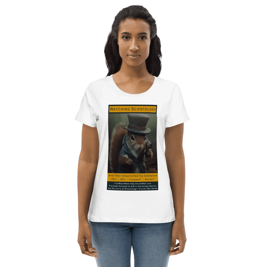 Ladies Tee - Watching Scientology - Front Only product image (1)