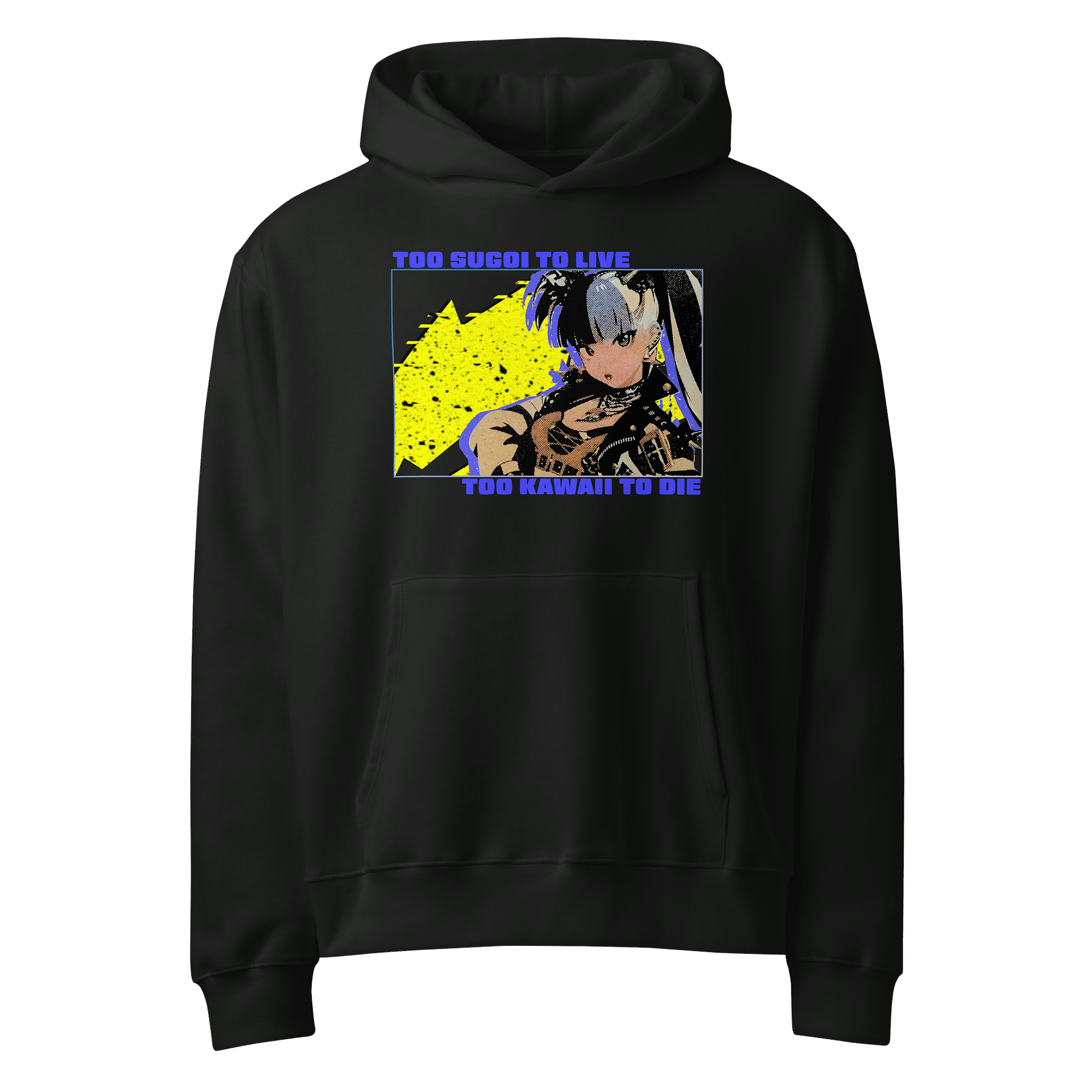 Too Sugoi/Too Kawaii Bold Glitch Pullover Hoodie product image (16)