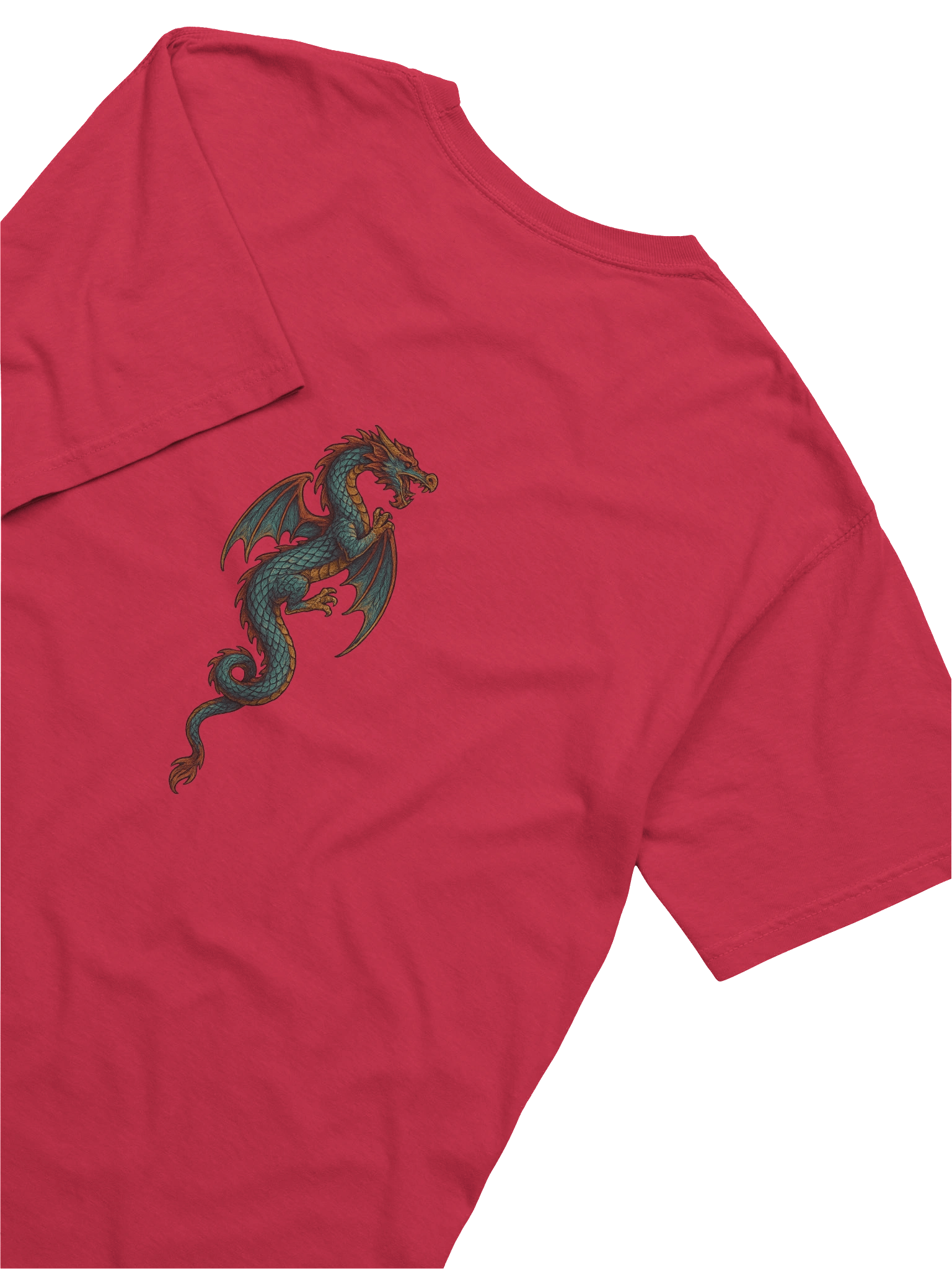 🐉 Double-Sided Dragon – Flame Carrier Tee Front-facing power. Backward flame. All memory. product image (107)