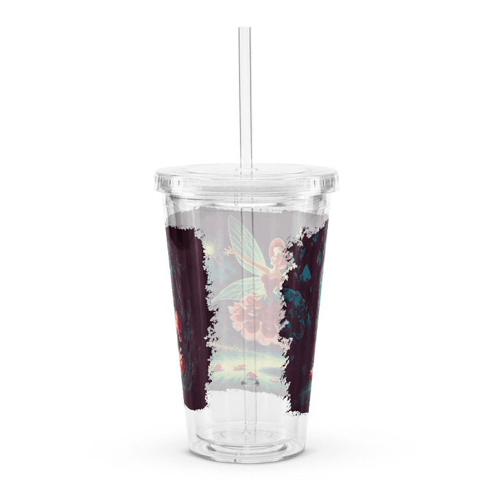 Enchanted Red Rose Fairy Double Wall Tumbler product image (2)