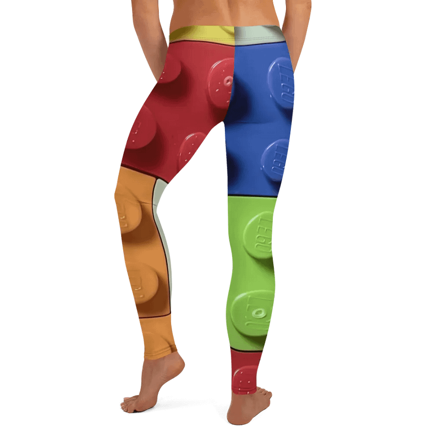 Colorful Interlocking Brick Leggings product image (8)