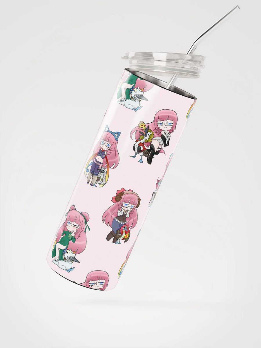 Squeaky's Brainrot Stainless Steel Tumbler - Soft Pink product image (2)