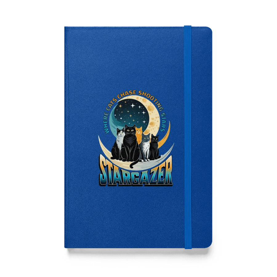 Where Cats Chase Shooting Stars Stargazer Celestial Notebook product image (1)