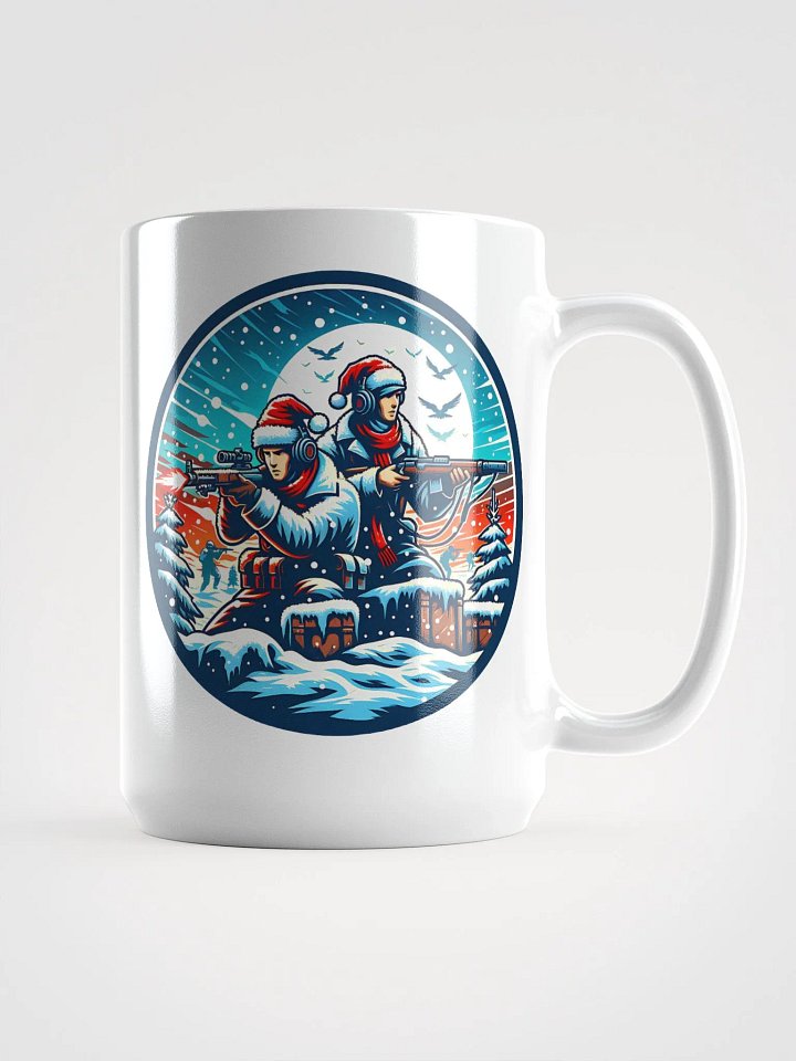 FPS Holiday Mug – Gamers’ Frosty Combat Cheers product image (1)
