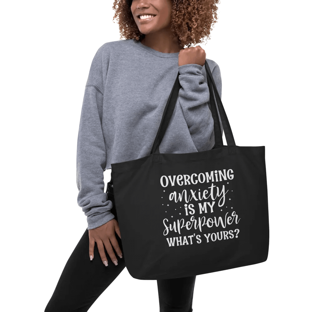 Overcoming Anxiety Is My Superpower Bag product image (5)