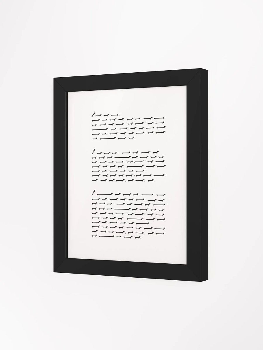 Dachshund's Love Letter product image (100)