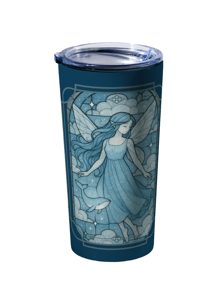 Stained Glass Fairy & Whale Tumbler product image (2)