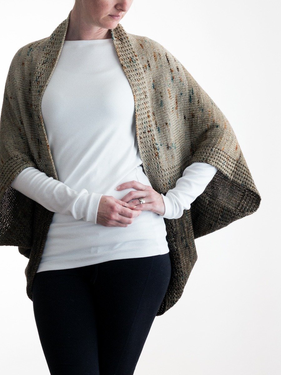 Faded Cocoon Knitting Pattern - Interdependent product image (1)