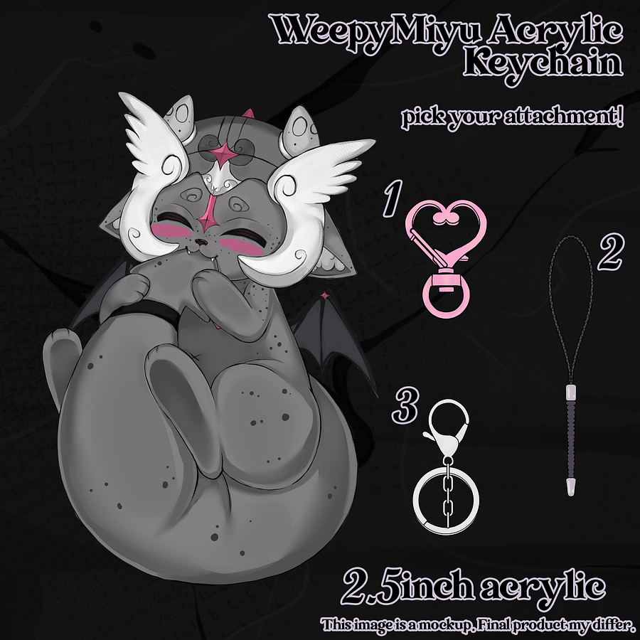 WeepyMiyu Keychain [PREORDER] product image (1)