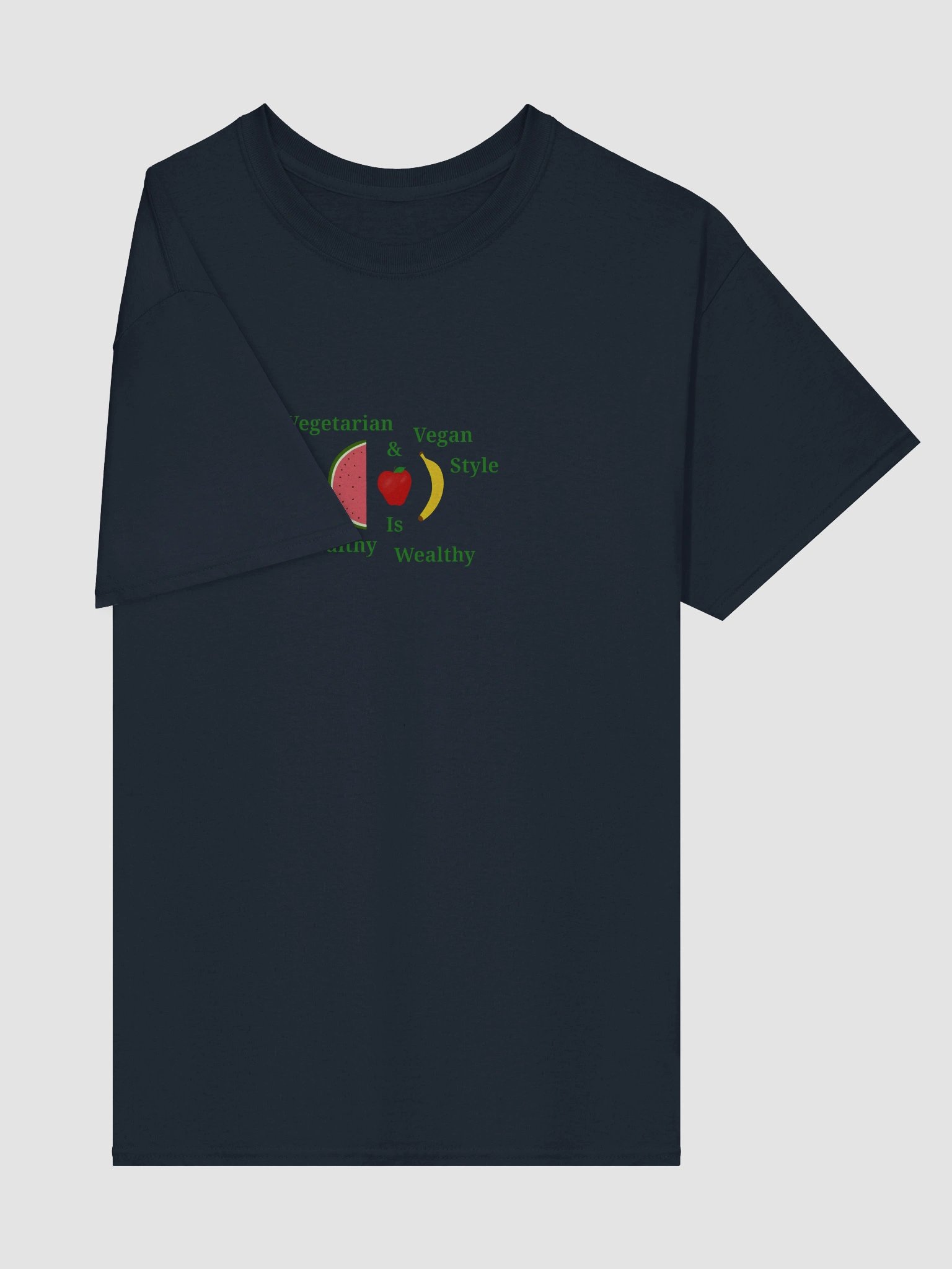 Healthy & Wealthy Vegetarian T-Shirt product image (4)