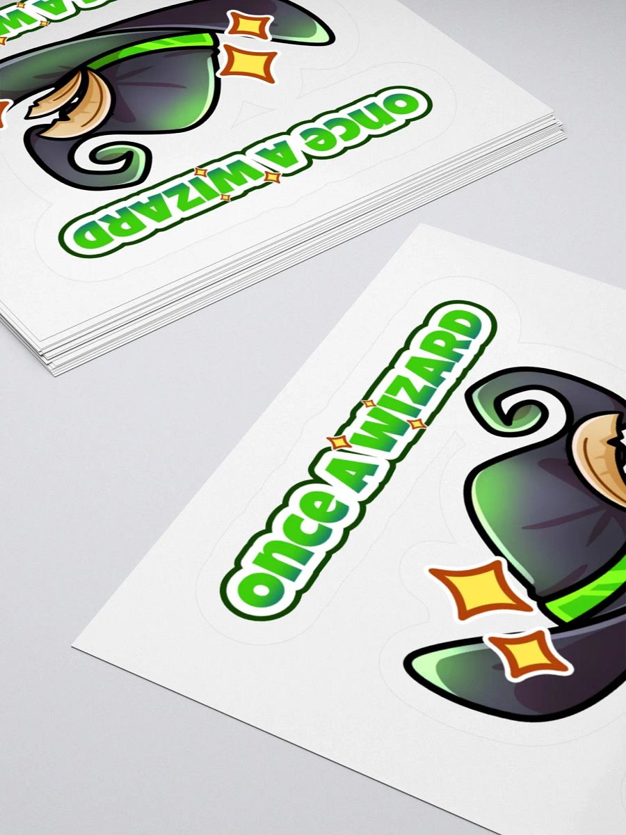 Once a Wizard, Always a Wizard Kiss Cut Stickers product image (3)