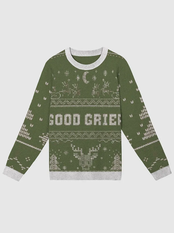 Good Grief Green Knit Sweater product image (1)