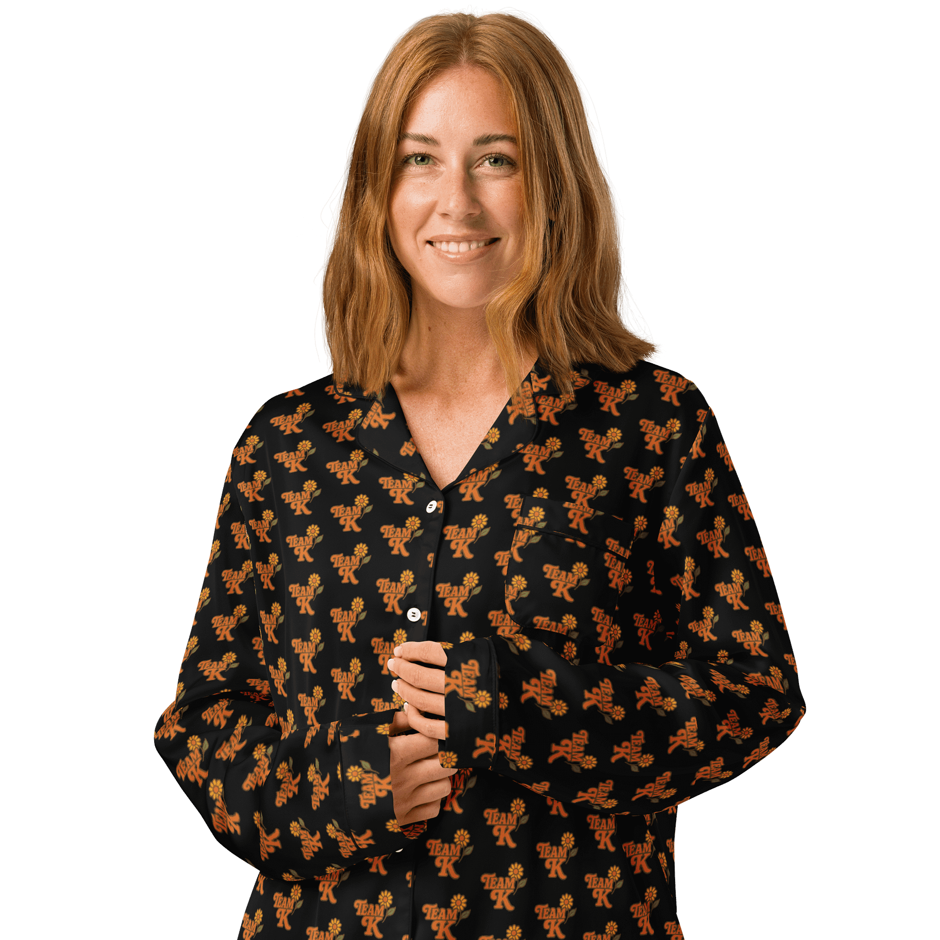 Team K 1970's Women's Long Sleeve Pajama Top product image (3)