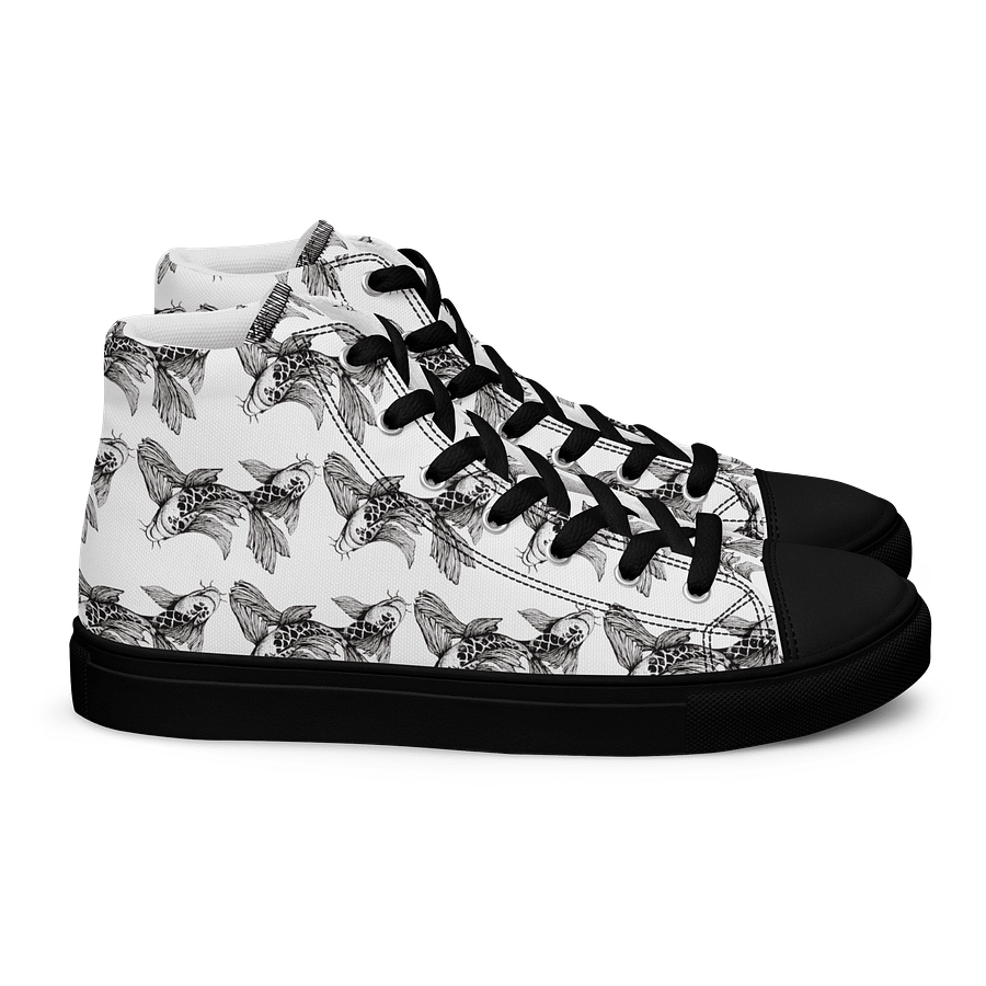 Koi Fish - Women's High Top Canvas Shoes product image (2)