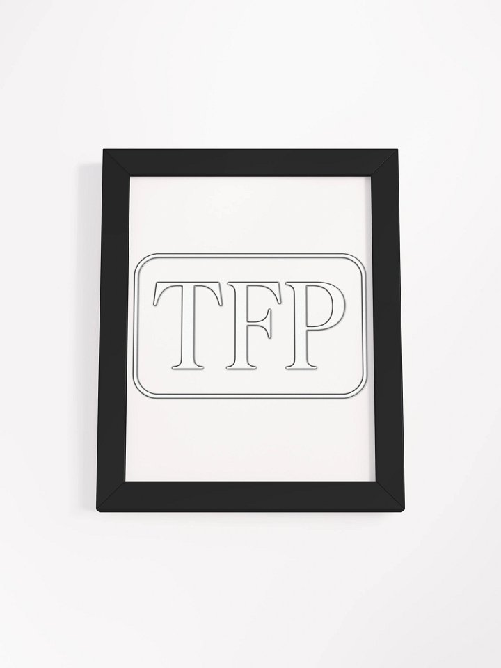 Serif Shadow Art Print product image (1)