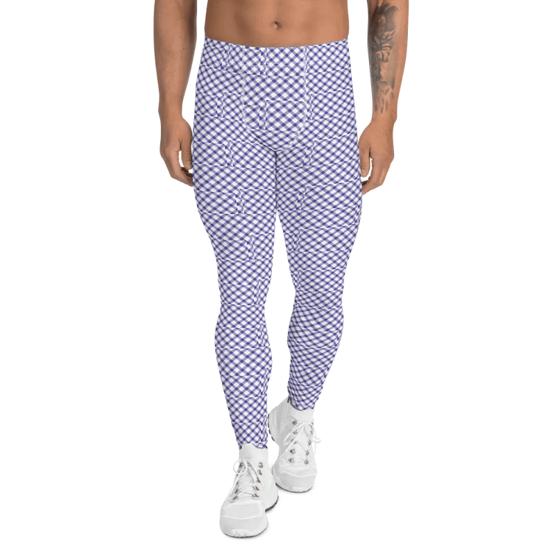 Mens Checkered Yoga Pants