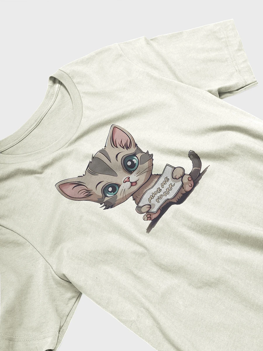 Make me Purrrr Extra soft T-shirt with cute flirty kitty product image (29)