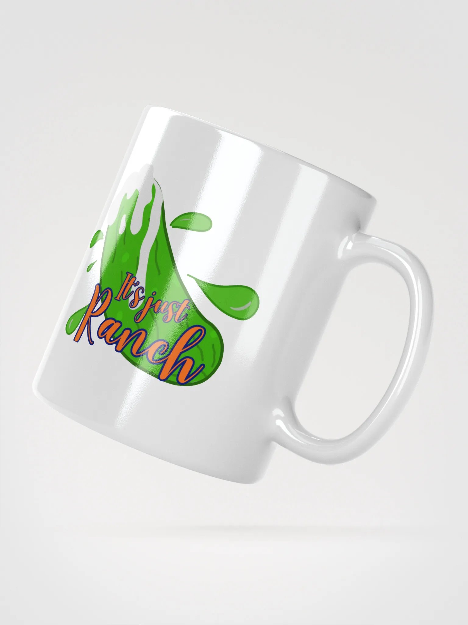 F&B It's Just Ranch White Gloss Mug product image (6)