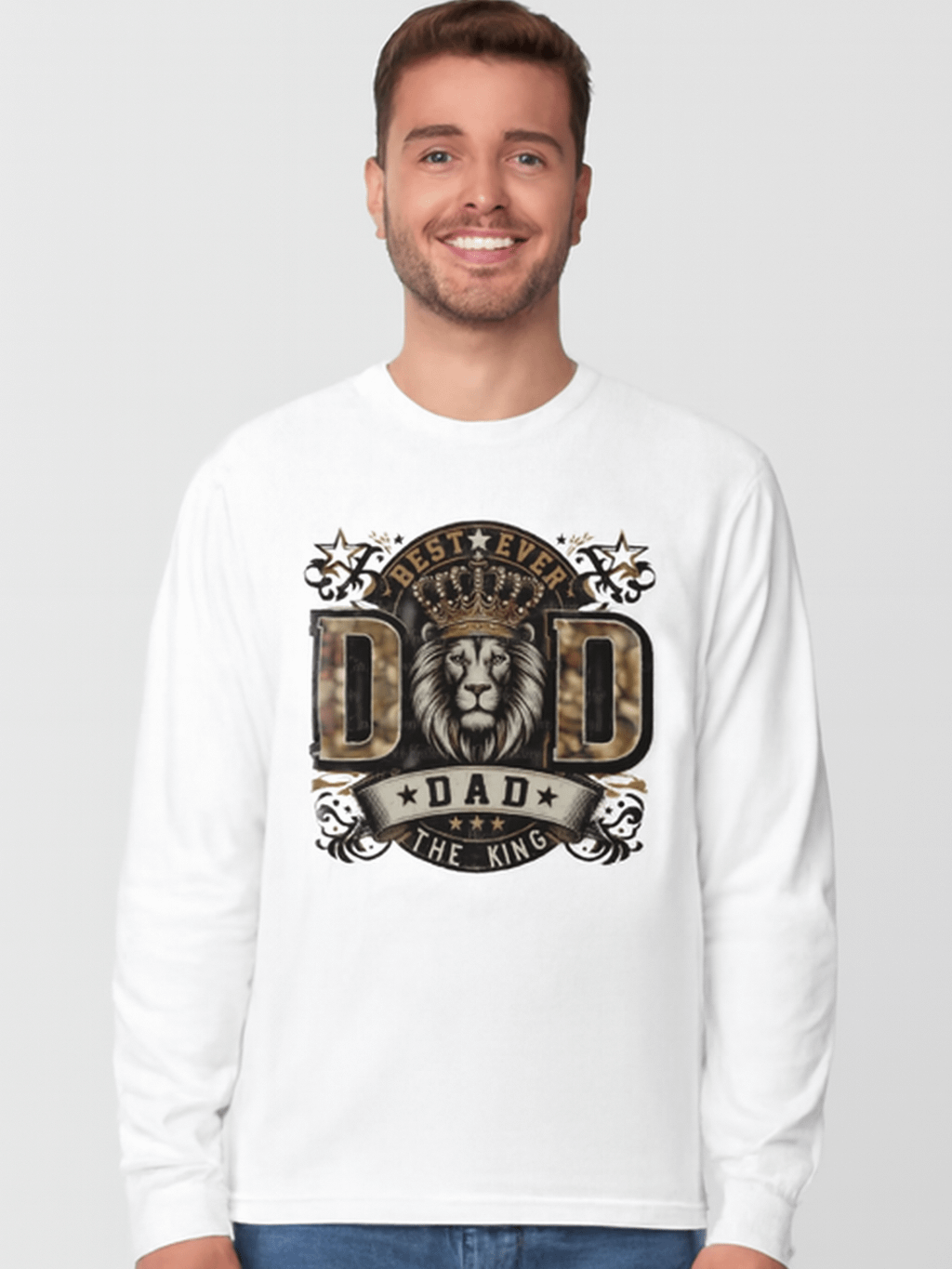 Regal Lion Dad Long Sleeve T-Shirt product image (1)