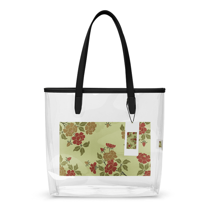 Japanese Floral. Clear Tote Bag product image (1)