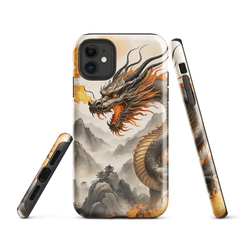 Mythical Dragon Fire Tough iPhone® Case