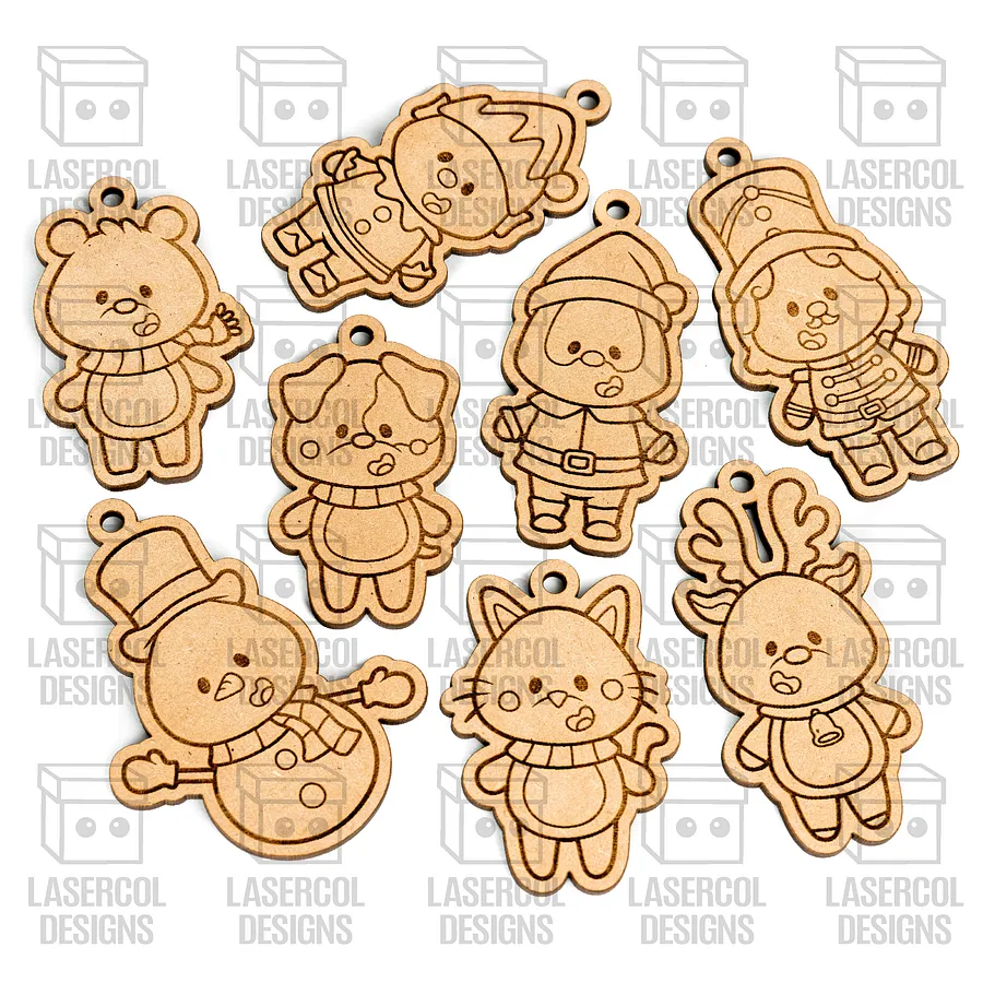 Christmas Ornaments - Laser Cut Files product image (10)