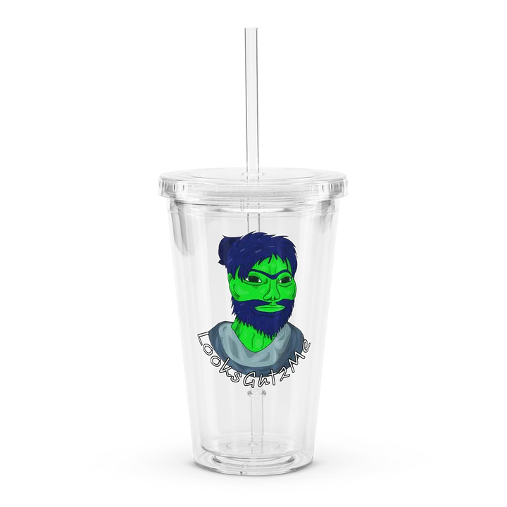 LooksGut2Me Clear Plastic Tumbler product image (1)