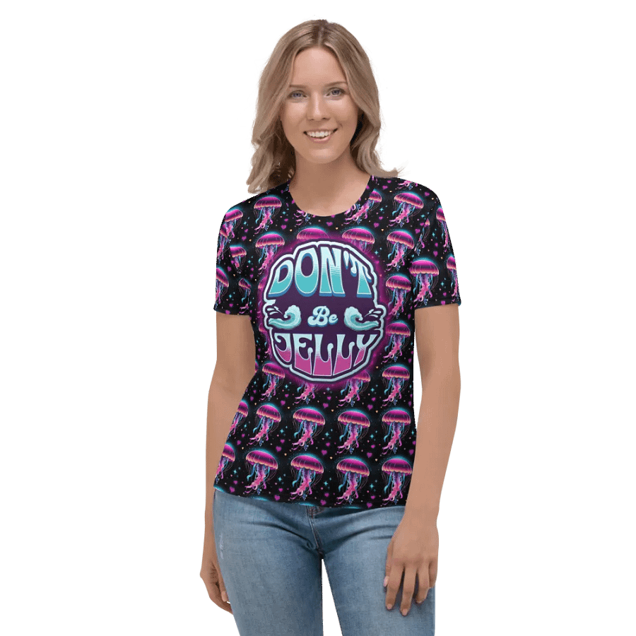 Funny Jellyfish All Over Print T-shirt product image (5)