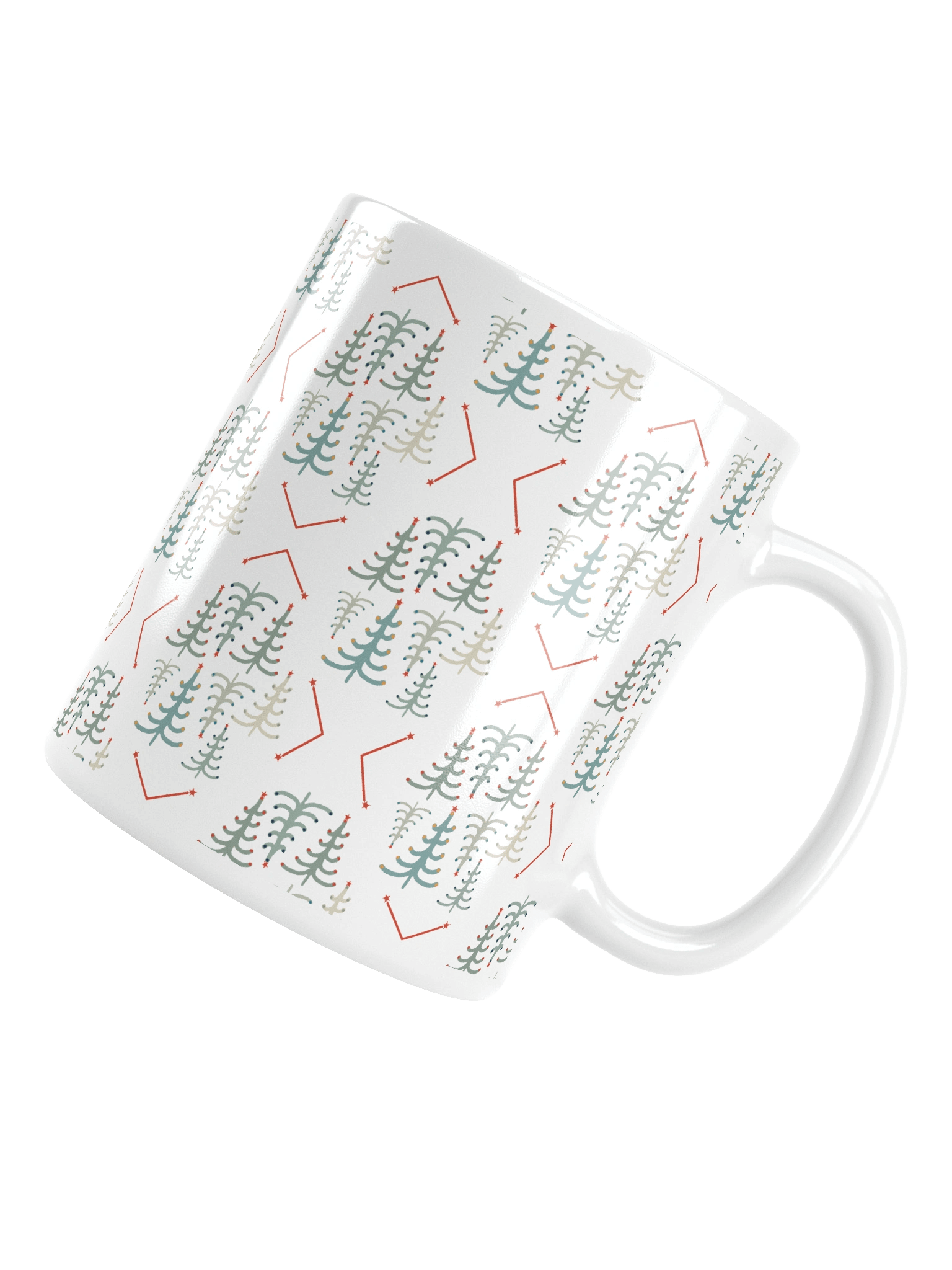 Christmas Nordic Sparkle Minimalist Tree Mug product image (1)