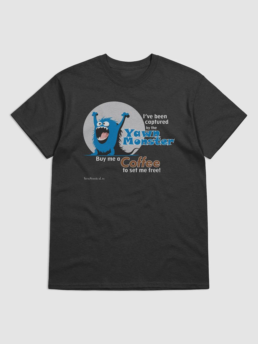 Blue Yawn Monster buy me Coffee t-shirt product image (1)