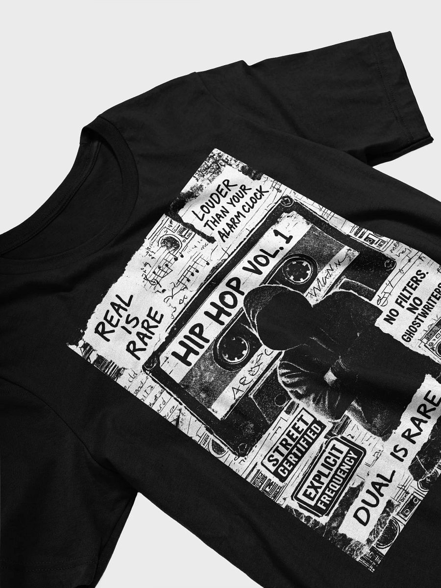 Real Is Rare Tee – Hip-Hop Vol. 1 Street Certified Collage Shirt product image (2)