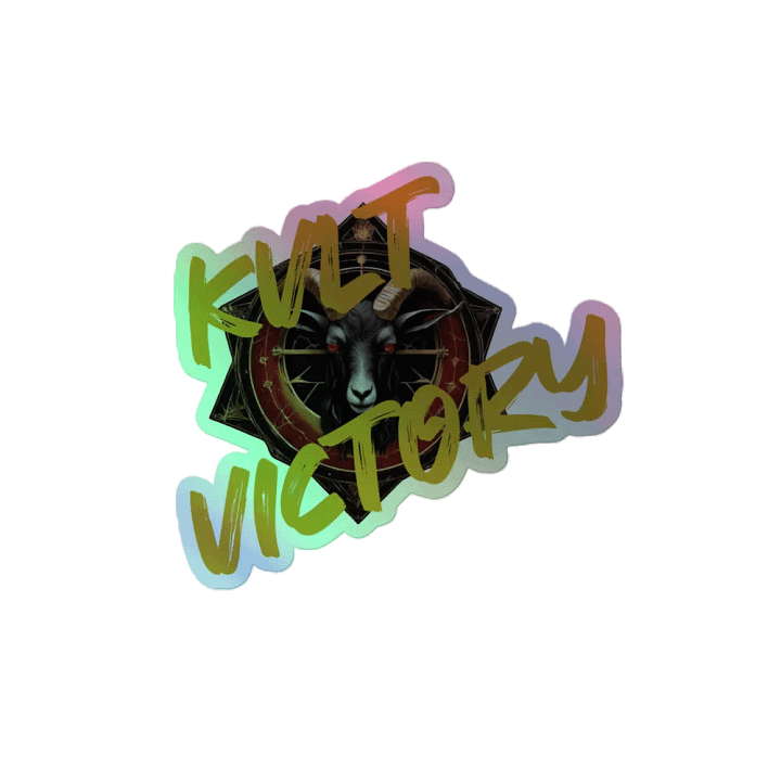 Kvlt Victory Holographic Sticker product image (2)