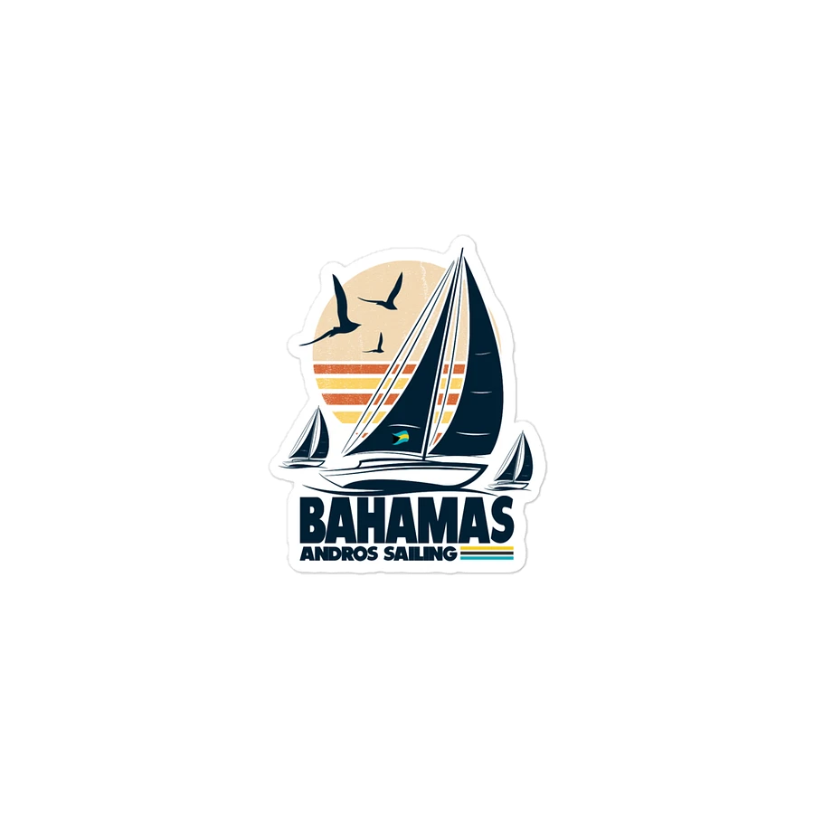 Andros Bahamas Magnet : Bahamas Sailing Sail Boat : Bahamas Flag product image (2)