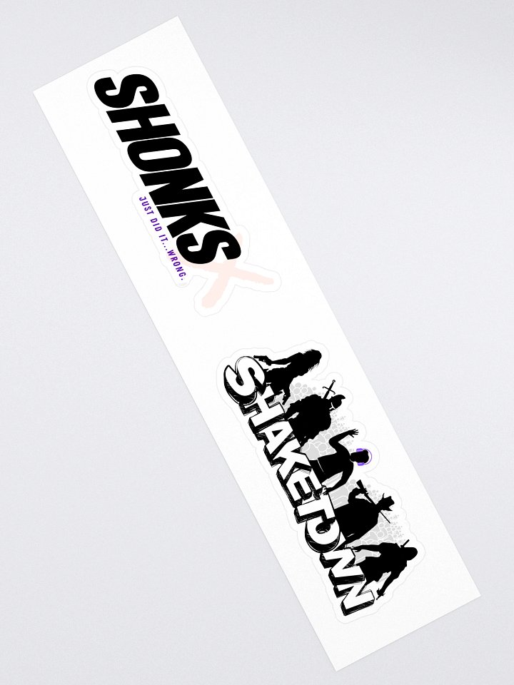 Shonks x ShakeTown Sticker Combo (15" x 3.75") product image (2)